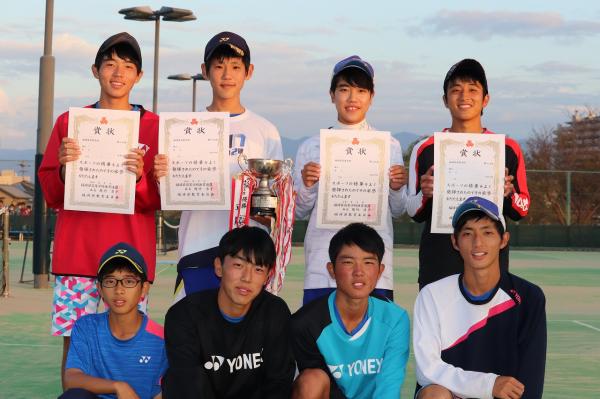 ソフトテニス部
新人戦県大会 団体・個人優勝